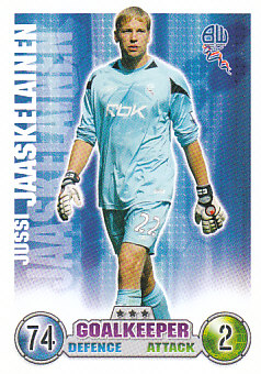 Jussi Jaaskelainen Bolton Wanderers 2007/08 Topps Match Attax #65